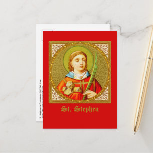 St. Stephen (SNV 26) (Vierkant beeld) Verticaal Briefkaart