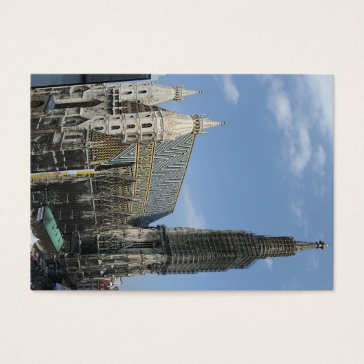 St. Stephen's Cathedraal Domkirche St. Stephan Visitekaartjes (Voorkant)
