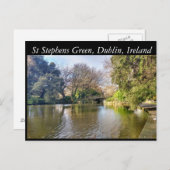 St Stephens Green, Dublin, Ierland Briefkaart (Voorkant / Achterkant)