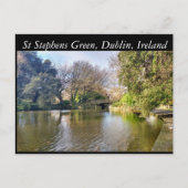 St Stephens Green, Dublin, Ierland Briefkaart (Voorkant)