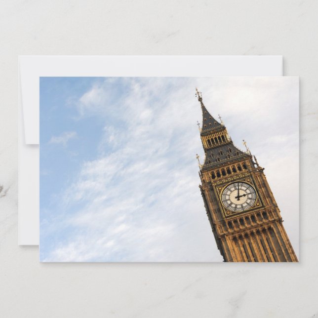 St Stephens Tower (Big Ben) met kopieerruimte (Voorkant)