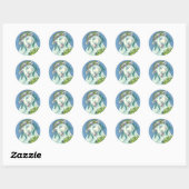 ST. Sticker IRISH EWE & SHAMROCKS VAN PATRICK (Vel)