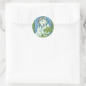 ST. Sticker IRISH EWE & SHAMROCKS VAN PATRICK (Tas)
