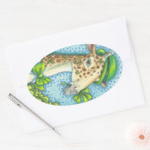 ST. Stickers PATRICK-GIRAFFE OP DAG IRISH *Databla (Envelop)