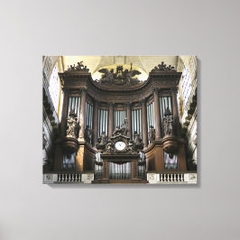 St Sulpice-orgel Canvas Afdruk
