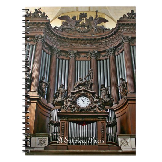 St Sulpice orgel notitieboek (Voorkant)