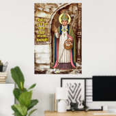 St. Swithin en de Gebroken Eieren Les Poster (Thuiskantoor)