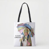 St. Swithin met paraplu Tote Bag (Voorkant)