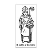 St. Swithin van Winchester  Rubberstempel (Afrduk)