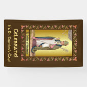 St. Swithin van Winchester Spandoek (Horizontaal)