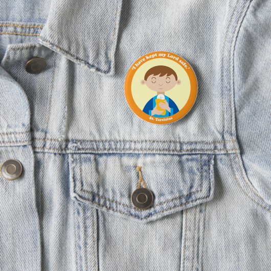 St. Tarcisius Ronde Button 5,7 Cm (In situ)