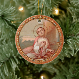 St. Tarcisius van Rome Rondel (BF 004) Keramisch Ornament