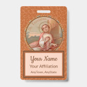 St. Tarcisius van Rome Roundel (BF 004) Badge (Achterkant)