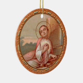 St. Tarcisius van Rome Roundel (BF 004) Keramisch Ornament (Rechts)