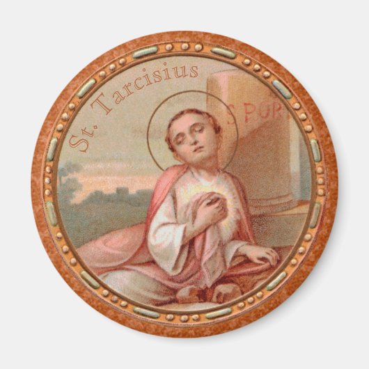 St. Tarcisius van Rome Roundel (BF 004) Magneet (Voorkant)