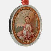 St. Tarcisius van Rome Roundel (BF 004) Metalen Ornament (Rechts)