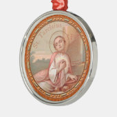 St. Tarcisius van Rome Roundel (BF 004) Metalen Ornament (Links)