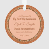 St. Tarcisius van Rome Roundel (BF 004) Ornament (achterkant)