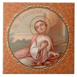 St. Tarcisius van Rome Roundel (BF 004) Tegeltje