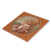 St. Tarcisius van Rome Roundel (BF 004) Tegeltje (Zijkant)