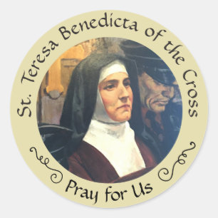 St. Teresa Benedicta of the Cross Feast Aug 9 Ronde Sticker