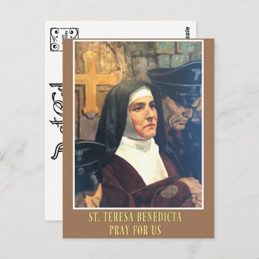 ST. TERESA BENEDICTA VAN DE KROSS-EDITH STEIN BRIEFKAART (Voorkant / Achterkant)