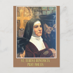 ST. TERESA BENEDICTA VAN DE KROSS-EDITH STEIN BRIEFKAART
