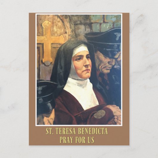 ST. TERESA BENEDICTA VAN DE KROSS-EDITH STEIN BRIEFKAART (Voorkant)