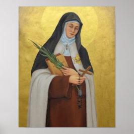 St. Teresa Benedicta van de kruismeliet Poster