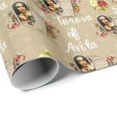 St Teresa de Avila Gerard katholiek Saint Therese Cadeaupapier (Rol Hoek)