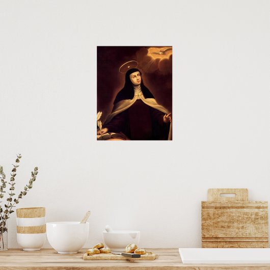 St Teresa de Avila katholiek Saint Therese Arco Poster (Keuken)