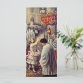 St. Teresa gooit bloemen naar het geborene heiligd (Staand voorkant)