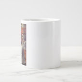 St. Teresa gooit bloemen naar het geborene heiligd Grote Koffiekop (Voorkant)