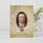 St. Teresa Margaret Redi van het heilige hart Kaart (Staand voorkant)