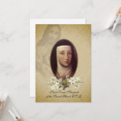 St. Teresa Margaret Redi van het heilige hart Kaart (Voorkant / Achterkant in situ)