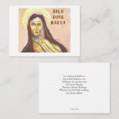 St. Teresa of Avila card Notitiekaartje (Voorkant / Achterkant)