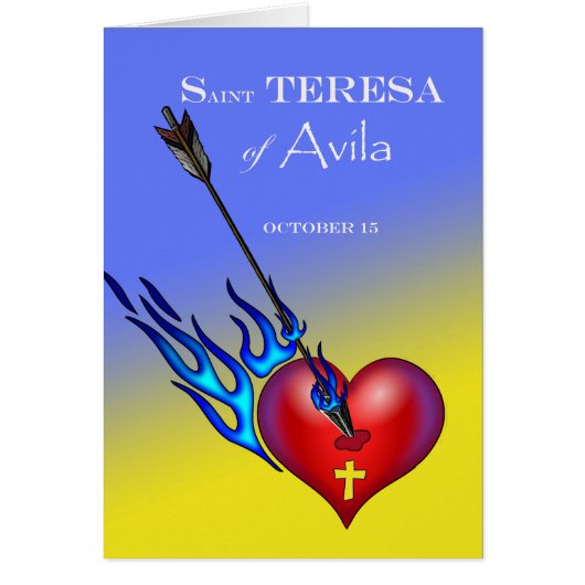 St. Teresa of Avila Feast Day, Heart and Arrow (Voorkant)