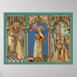 St. Teresa of Avila (SAU 28) Tripartite Poster