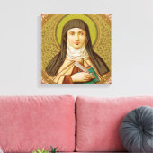 St. Teresa of Avila (SNV 27) Canvas Afdruk (Insitu (Woonkamer))