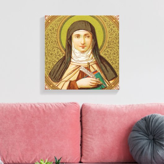 St. Teresa of Avila (SNV 27) Canvas Afdruk (Insitu (Woonkamer))