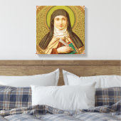 St. Teresa of Avila (SNV 27) Canvas Afdruk (Insitu (Slaapkamer))