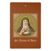 St. Teresa of Avila (SNV 27) Mini Clipboard #2a Klembord (Achterkant)