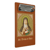 St. Teresa of Avila (SNV 27) Mini Clipboard #2a Mini Klembord (Schuin)