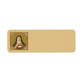 St. Teresa of Avila (SNV 27) (Square Afbeelding) Etiket