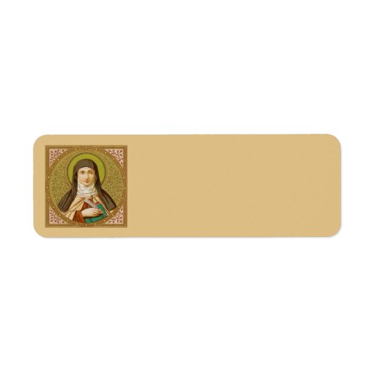 St. Teresa of Avila (SNV 27) (Square Afbeelding) Etiket (Voorkant)