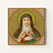 St. Teresa of Avila (SNV 27) (Square Afbeelding) Notitieboek (Achterkant)