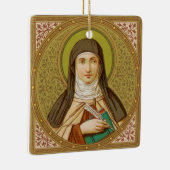 St. Teresa of Avila (SNV 27) Square Keramisch Ornament (Rechts)