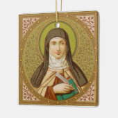 St. Teresa of Avila (SNV 27) Square Keramisch Ornament (Links)