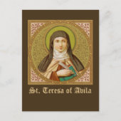 St. Teresa of Avila (SNV 27) (SquareImage) Horiz Briefkaart (Voorkant)