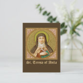 St. Teresa of Avila (SNV 27) (SquareImage) Horiz Briefkaart (Staand voorkant)
